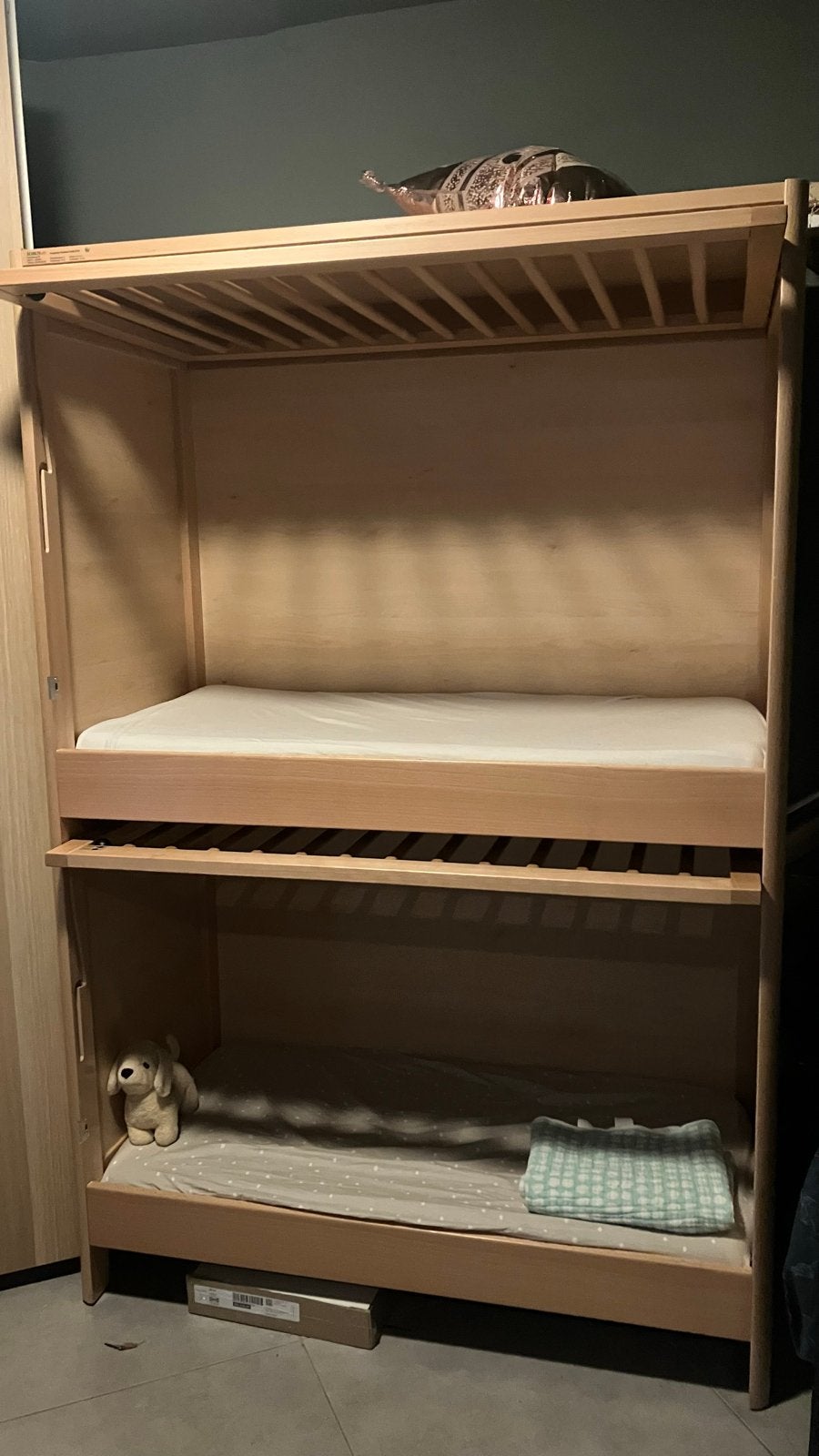 Stapelbed ledikant gastouder/kinderdagverblijf, Ophalen, 70 cm of minder, Tweepersoons, 190 cm of minder