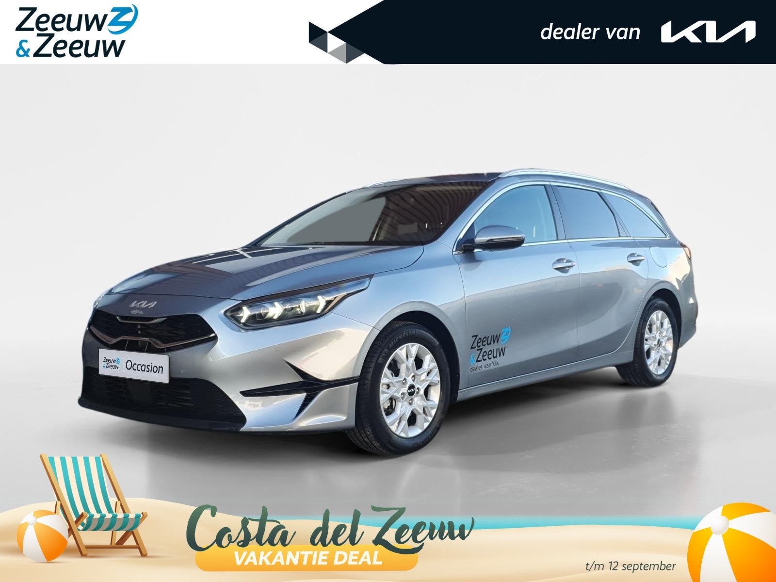 Kia Ceed Sportswagon 1.0T DynamicPlusLine DEMO | Direct besc, Voorwielaandrijving, 12 maanden, 101 pk, Euro 6