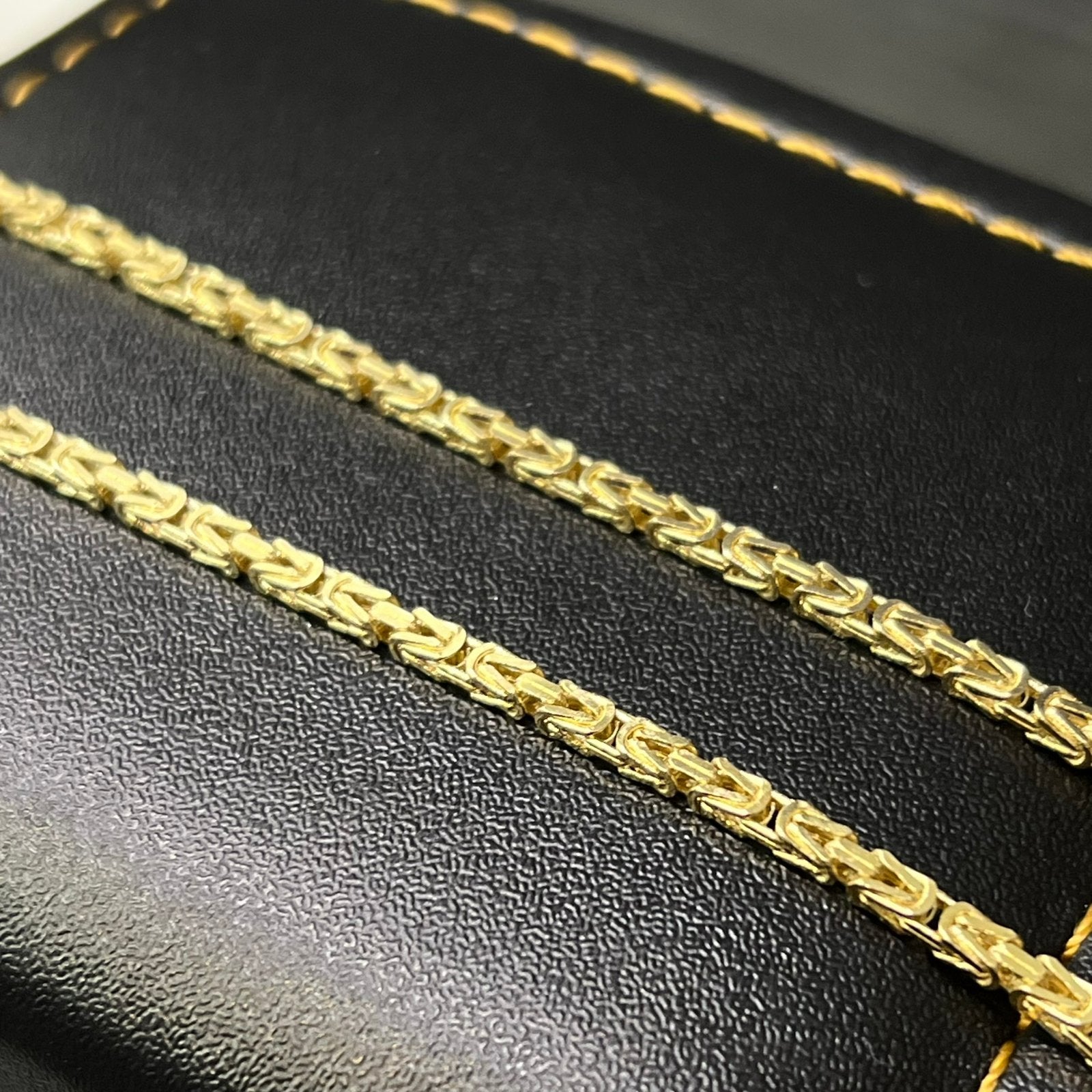 14 karaat gouden koningsketting prachtig ketting schakel, Ophalen of Verzenden, Zo goed als nieuw, Goud