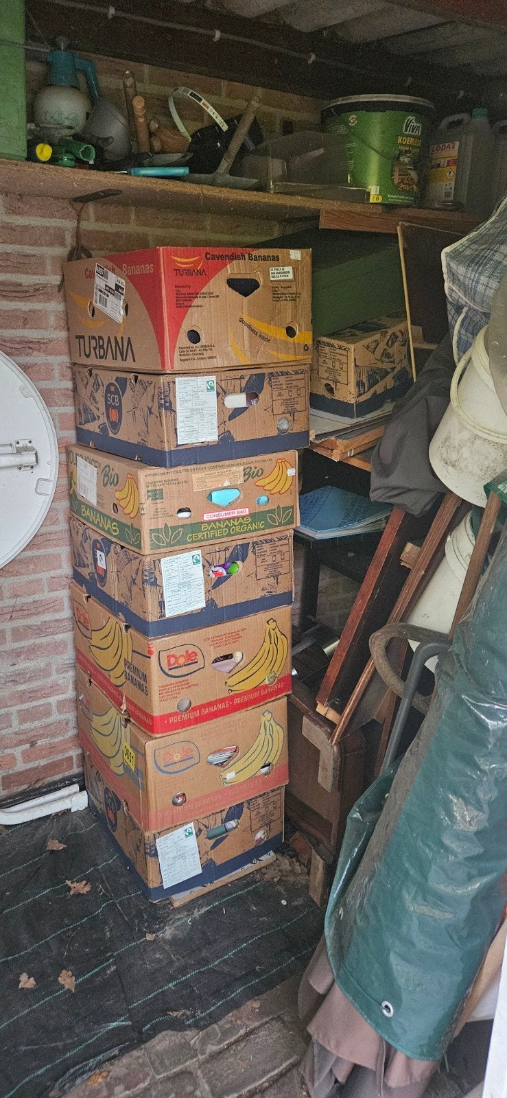 Rommelmarkt spullen leuke dingen., Ophalen, Gebruikt