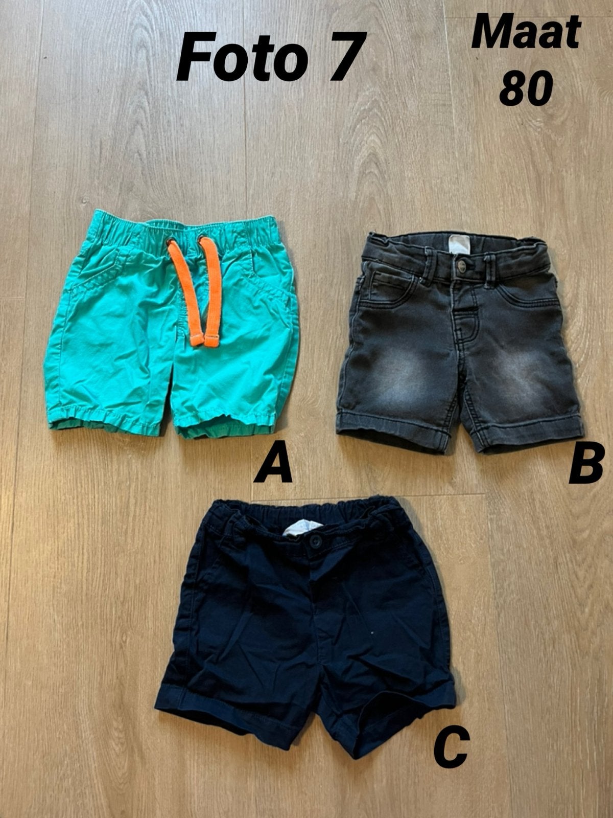 Korte broek jongen maat 80 zgan *foto 7*, Ophalen of Verzenden, Zo goed als nieuw, Jongetje, Broekje