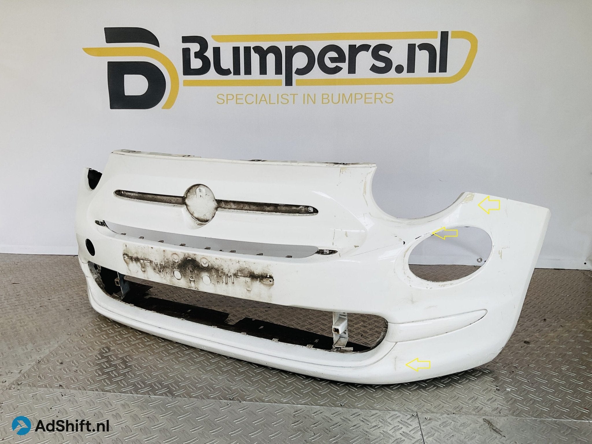 Bumper Fiat 500 Facelift 2016-2021 735619476 Voorbumper 2-B8, Bumper