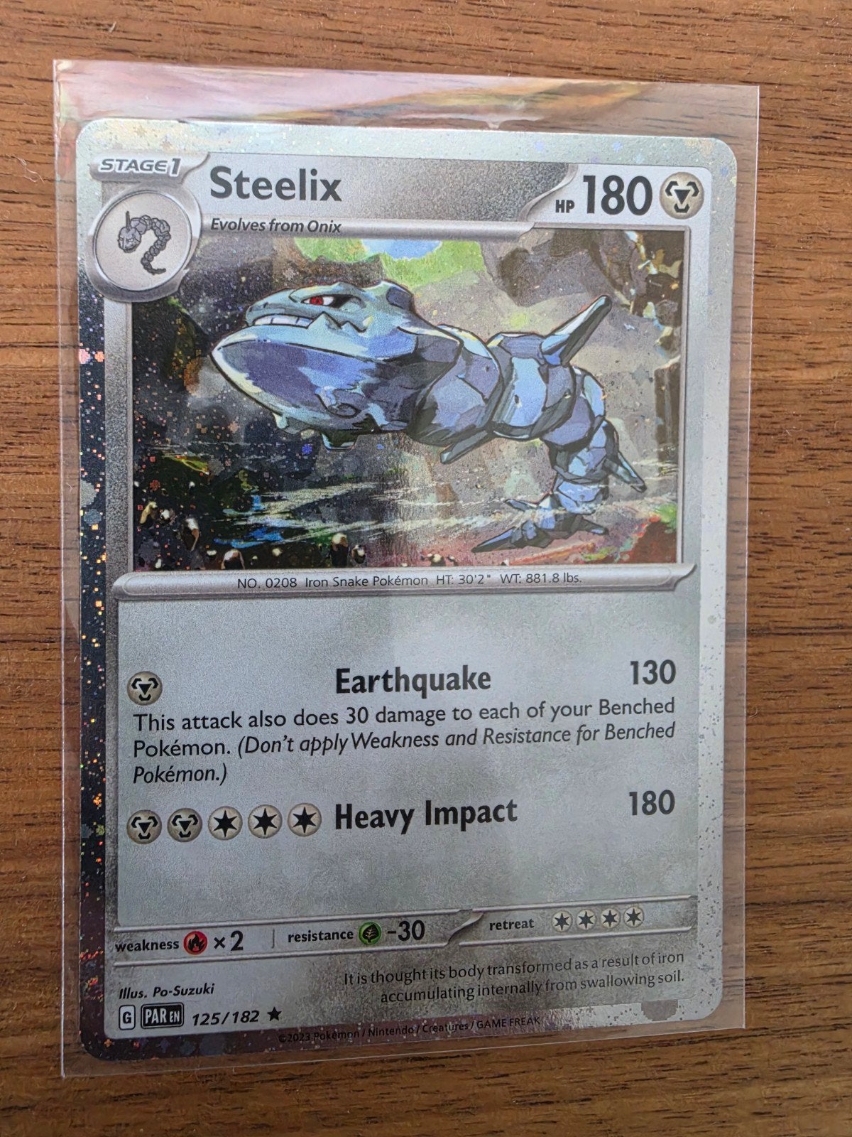 Steelix 125 Cosmo holo US Exclusive, Ophalen of Verzenden, Zo goed als nieuw