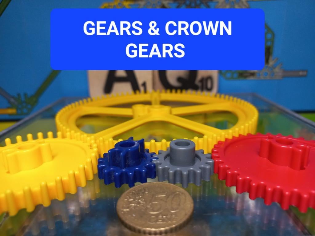 K'nex Tandwielen, Gears & Crown Gears - Educatief Speelgoed