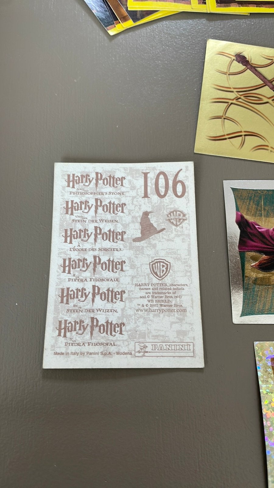 Harry potter stickers & kaarten etc, Ophalen, Zo goed als nieuw