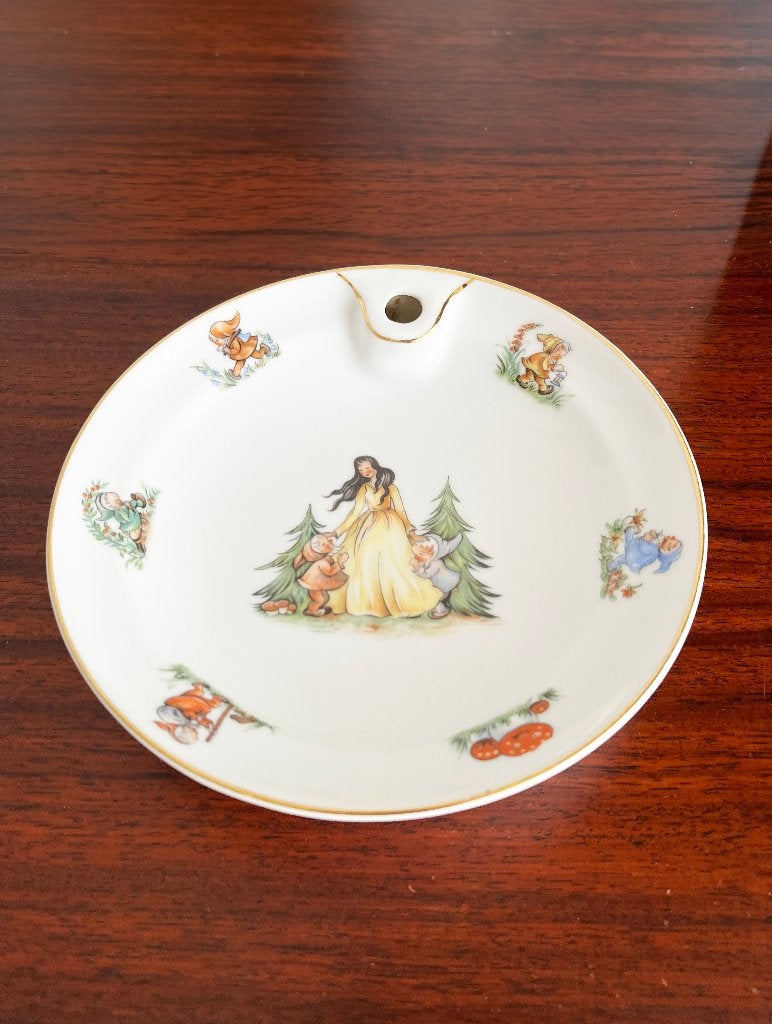 La Porcelaine de Baudour - Cerabel opwarmbordje Sneeuwwitje, Ophalen of Verzenden