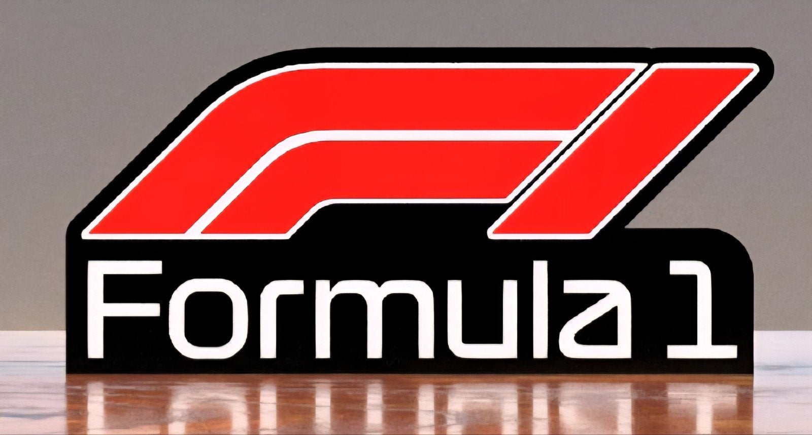 Formule 1 LED Box - Stijlvolle F1 Decoratie, Ophalen of Verzenden, Nieuw, Formule 1