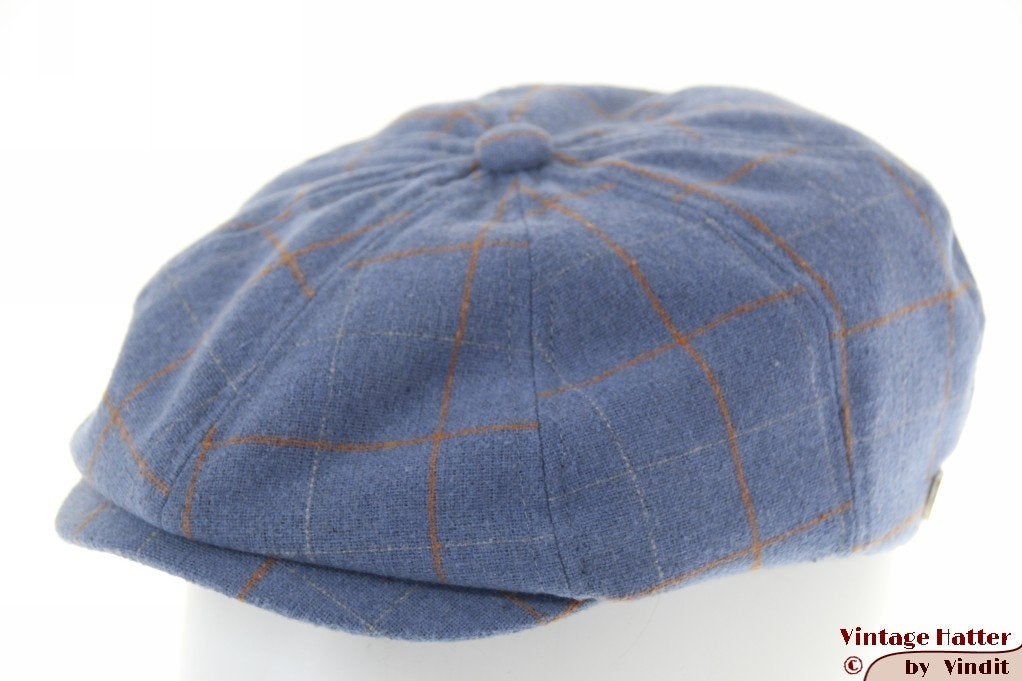 Paperboy pet met drukknoop Brixton Brood slate blauw 56 New, Nieuw, Ophalen of Verzenden, Brixton - Brood, Pet