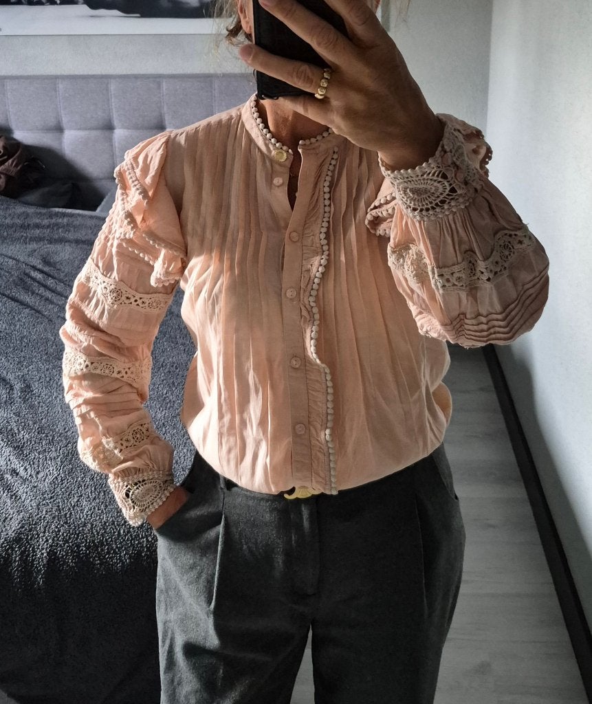 Super mooie blouse van Fabienne Chapot, maat 36-38, Kleding | Dames, Fabienne Chapot, Ophalen of Verzenden, Zo goed als nieuw