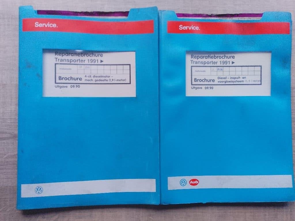 Vw Transporter dealer werkplaatsboeken 1.9 dieselmotor + Td, Boeken, Ophalen of Verzenden, Gelezen, Volkswagen