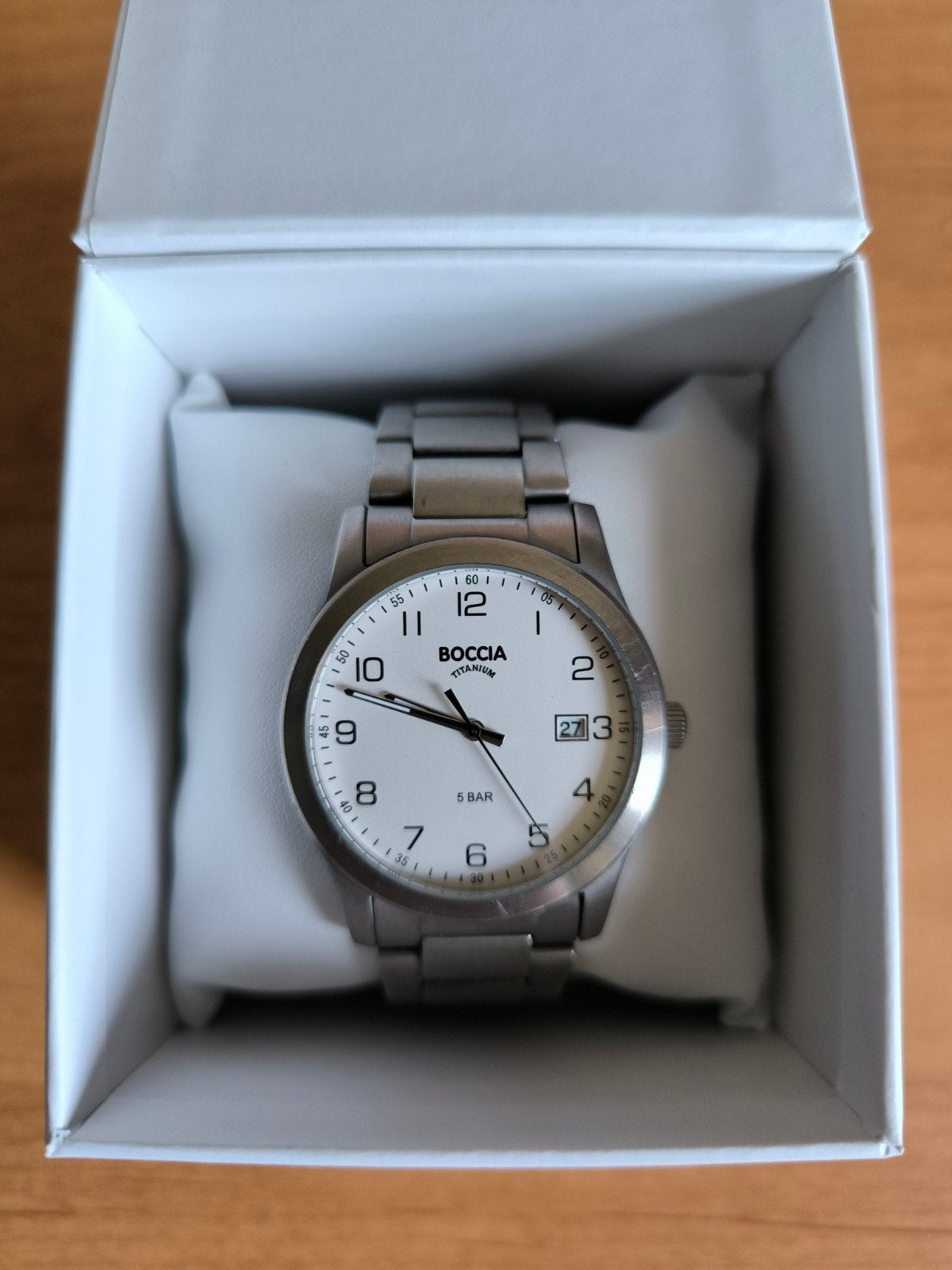 Boccia Titanium Herenhorloge, Ophalen of Verzenden, Gebruikt, Polshorloge