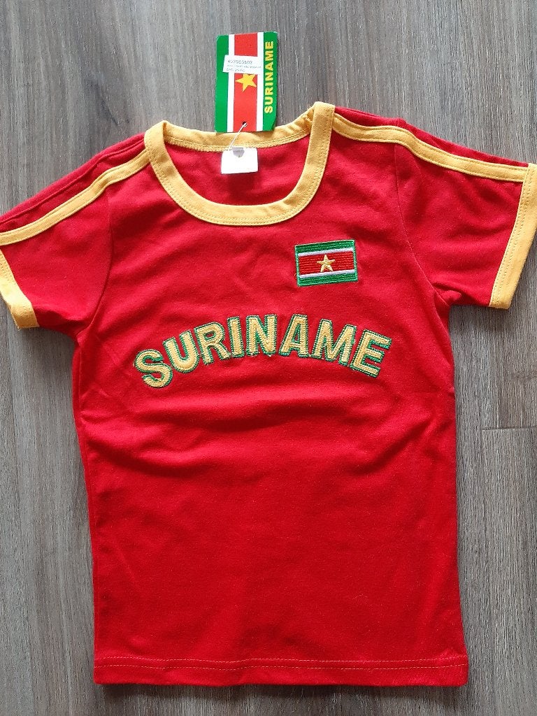 Super mooie nieuwe kleurrijke Surinaamse shirt (maat 98), Nieuw, Ophalen of Verzenden, Shirt of Longsleeve, Jongen