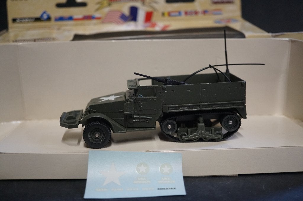 Solido M3 Half track - radio versie - 1/50 - TOP, Ophalen of Verzenden, Zo goed als nieuw, Bus of Vrachtwagen, Overige merken