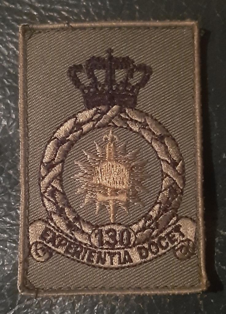 KLu.Luchtmacht embleem 130 Squadron met klittenband, Verzamelen, Militaria | Algemeen, Ophalen of Verzenden, Luchtmacht, Nederland