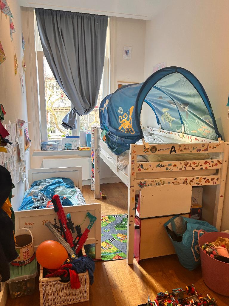 Bed with slide, Kinderen en Baby's, Ophalen, 85 tot 100 cm, Gebruikt, 180 cm of meer