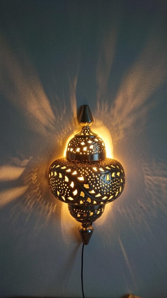 Verschillende wandlamp Filligrain glaspegel, Met schakelaar, E14 (klein), Ophalen of Verzenden, Zo goed als nieuw