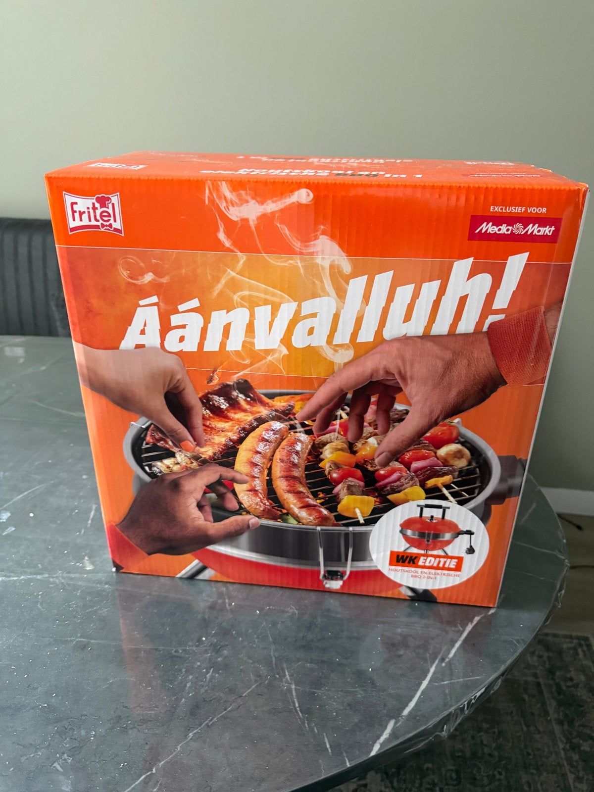 Fritel Houtskool en Elektrische BBQ in 1 - Nieuw in doos, Ophalen, Nieuw