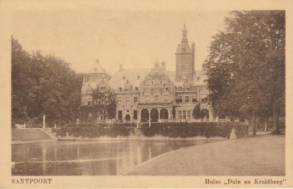 Santpoort  Huize duin en Kruidberg, Ophalen of Verzenden, Voor 1920, Ongelopen, Noord-Holland
