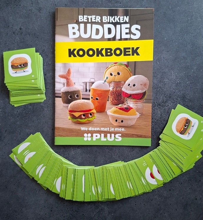 Beter Bikken Buddies : kookboek + vele stickers, Verzamelen, Plus, Ophalen of Verzenden