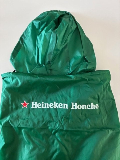 Heineken Honcho, strandlaken en regencape in één, Verzamelen, Ophalen of Verzenden, Nieuw, Overige typen, Heineken