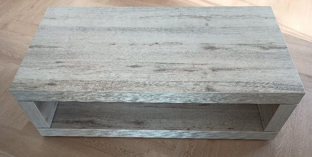 Salontafel /  TV-meubel 135 x 67,5 x 43 cm met dubbel blad., Huis en Inrichting, Tafels | Salontafels, Ophalen, 100 tot 150 cm