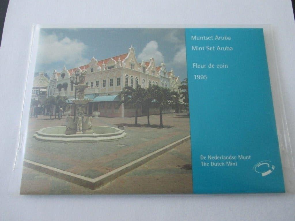 Aruba jaarset 1995 fdc, Postzegels en Munten, Munten | Nederland, Ophalen of Verzenden, Koningin Beatrix, Overige waardes, Setje