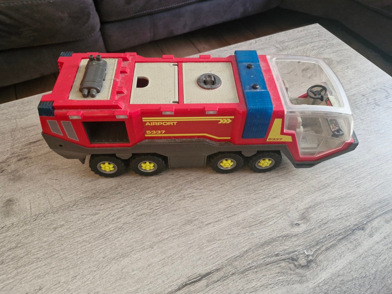 Playmobil Airport Brandweerwagen 5337 - Gebruikt, Ophalen of Verzenden, Gebruikt