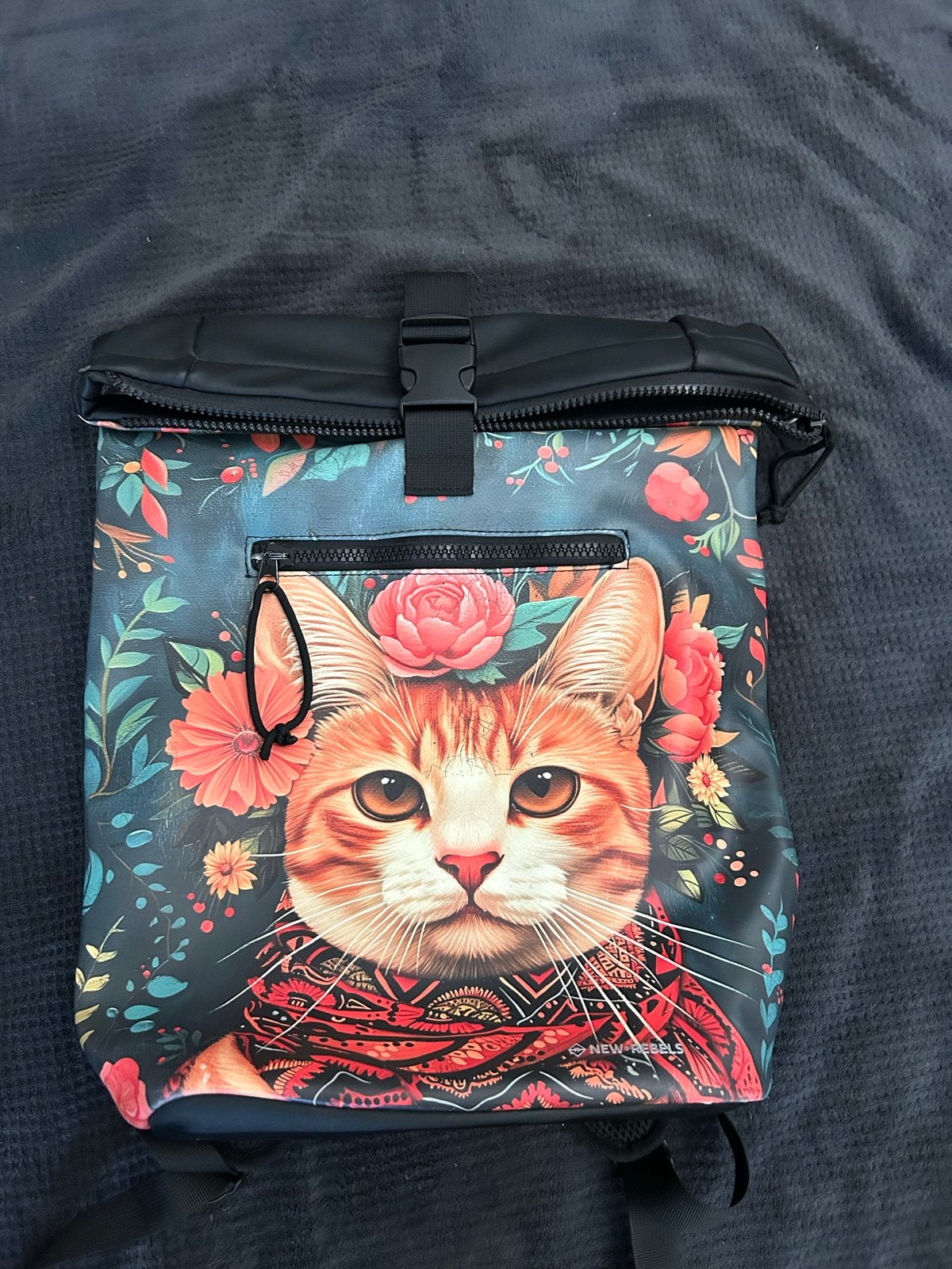 New Rebels Mart Art New York Catface Rugzak - Nieuwstaat, Ophalen of Verzenden, Zo goed als nieuw, Overige kleuren, Overige typen
