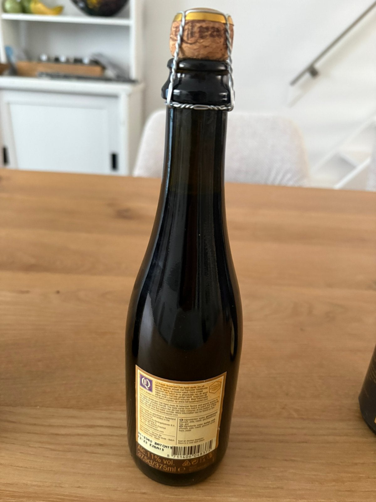 La Trappe Quadruppel oak aged, batch 19, Verzamelen, Biermerken, Ophalen, Zo goed als nieuw
