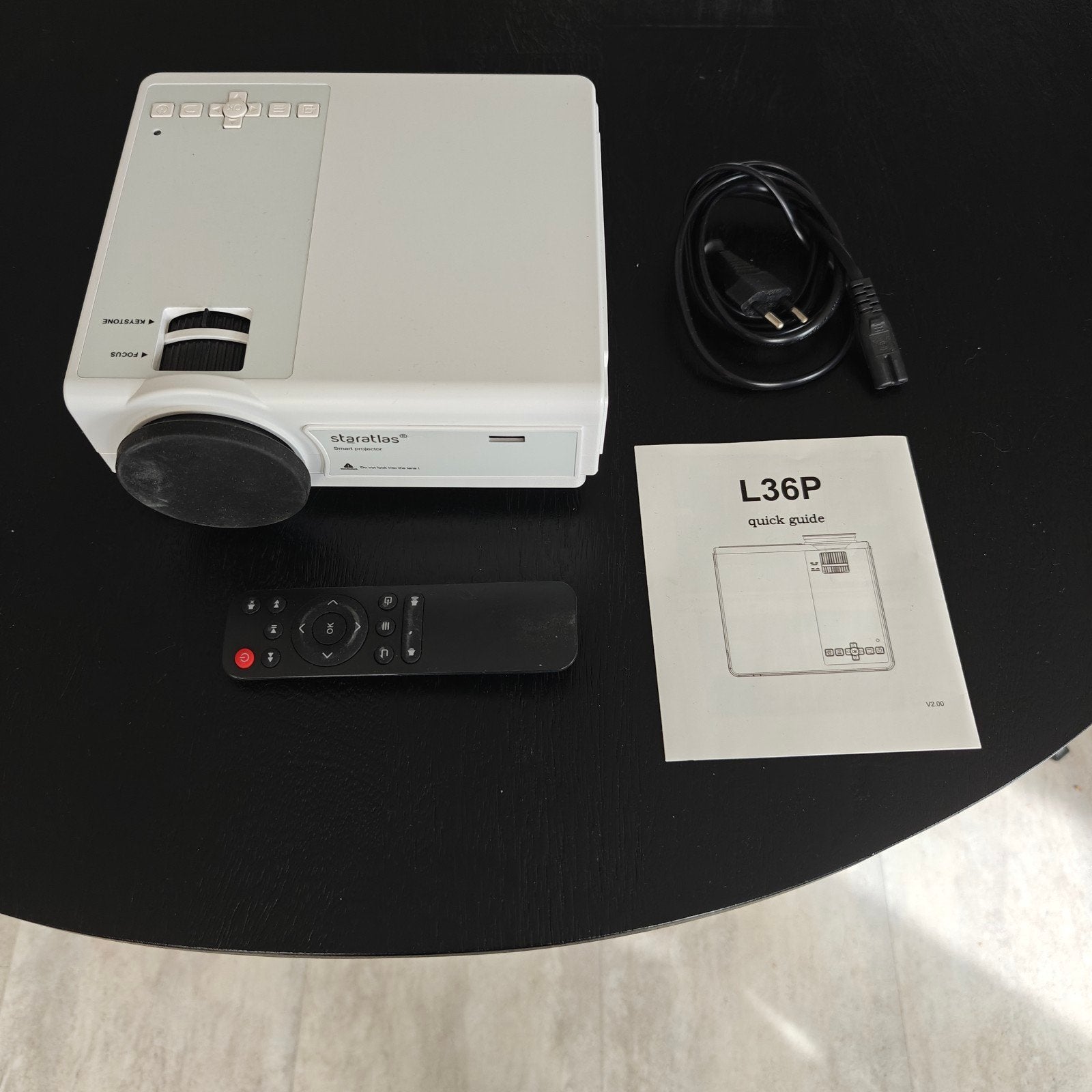 Staratlas Smart Projector L36P - Wit, Zo goed als nieuw, Staratlas, LED, Ophalen of Verzenden, Zo goed als nieuw