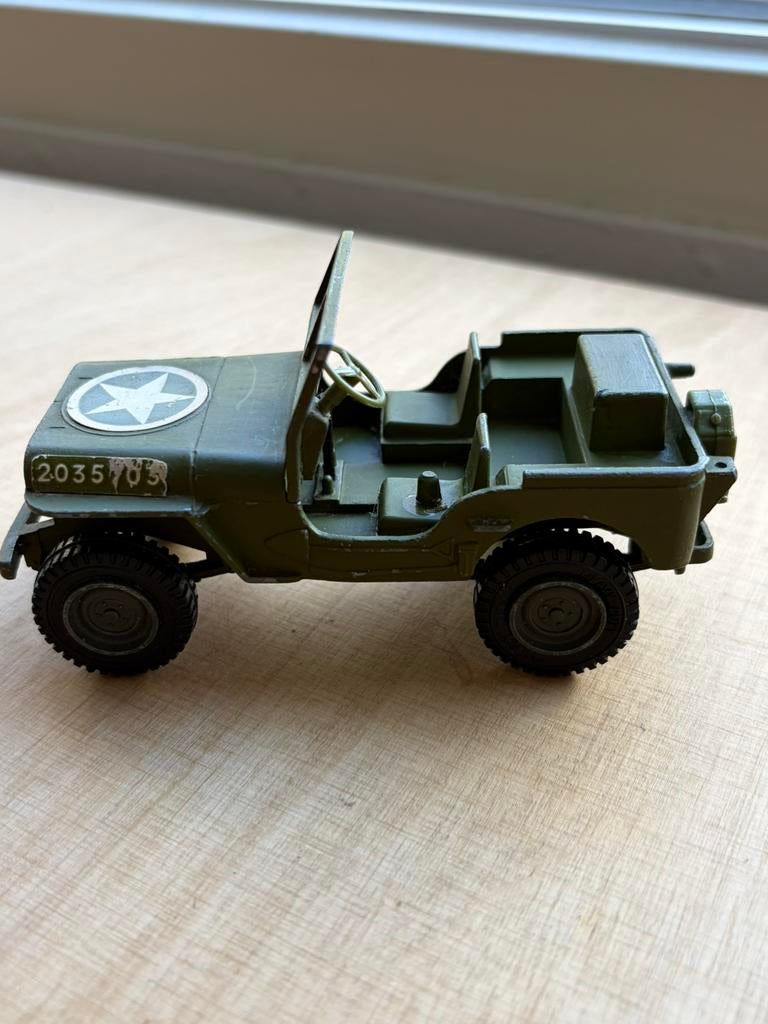 Dinky Toys US Jeep, Overige merken, Gebruikt, 1:50 of kleiner, Auto