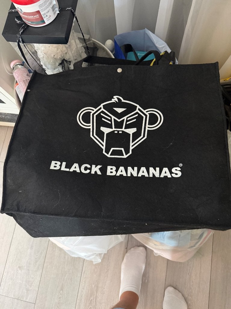 Black bananas tas, Ophalen of Verzenden, Zo goed als nieuw, Zwart, Overige merken