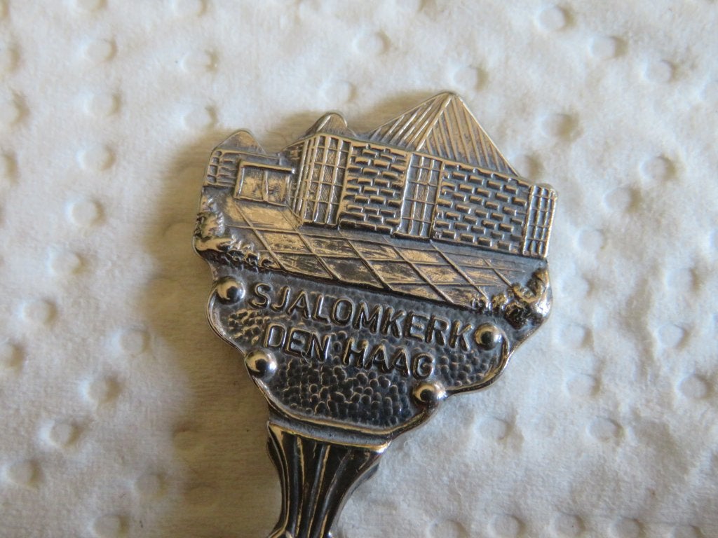 Lepeltje Sjalomkerk / Shalomkerk te Den Haag, Verzenden, Gebruikt, Overige materialen, Bestek