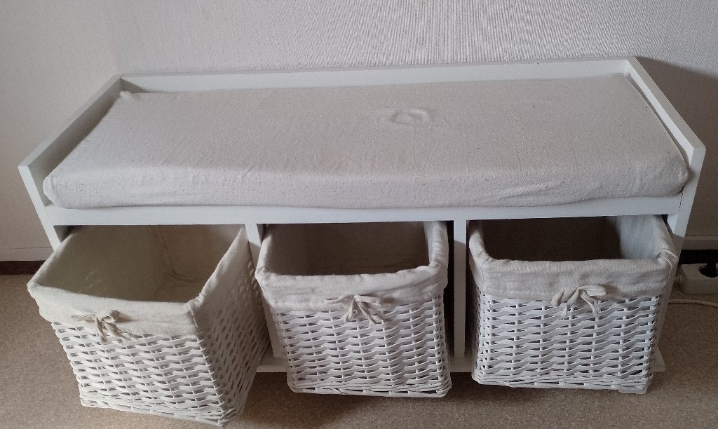 kinderbankje met mandjes, Ophalen, Gebruikt, Stoel(en)