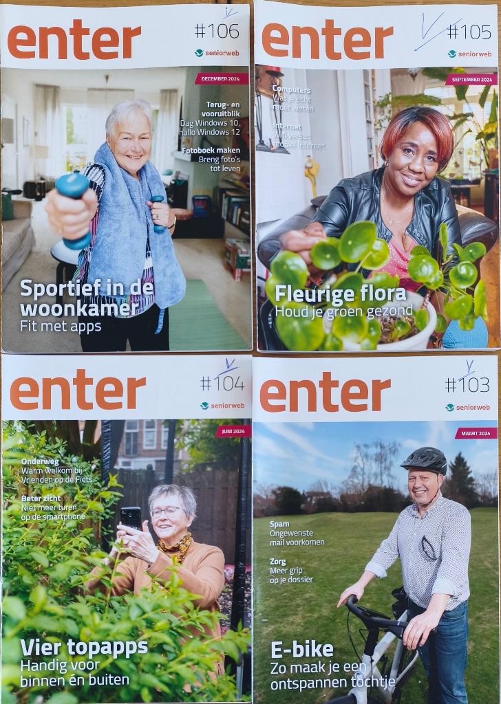 TIJDSCHRIFTEN : ENTER (gebruik pc, laptop en smartphone), Ophalen of Verzenden, Zo goed als nieuw, Overige typen