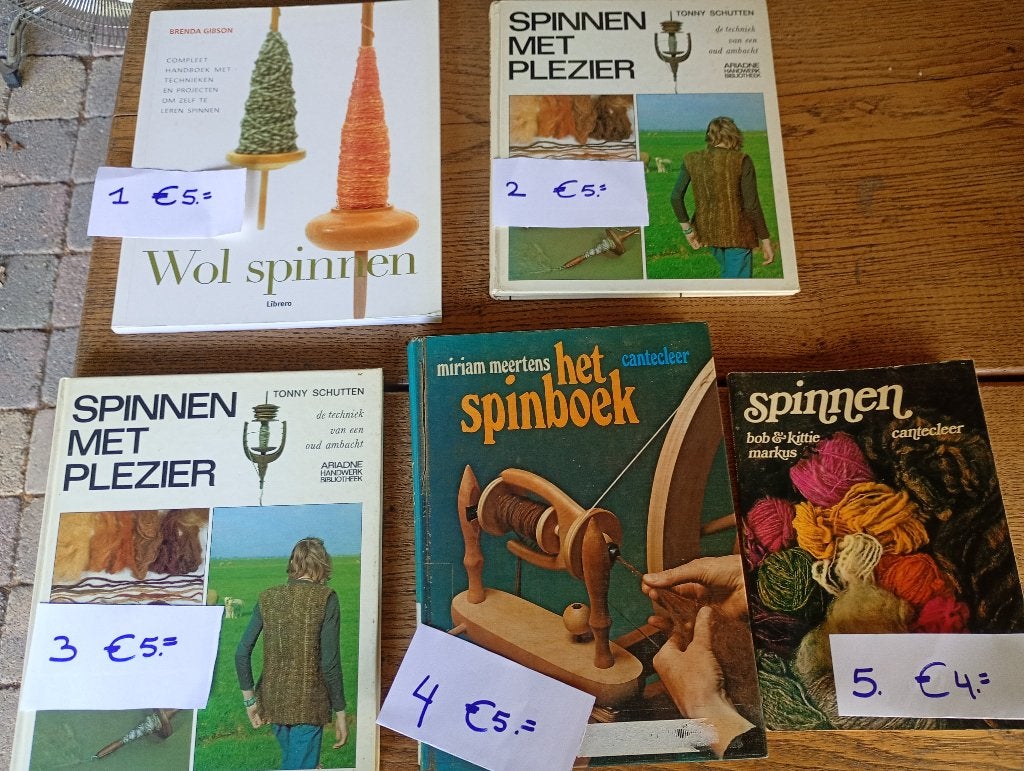 Spin-boeken, Hobby en Vrije tijd, Spinnewielen en Spinnen, Ophalen of Verzenden, Zo goed als nieuw, Overige typen