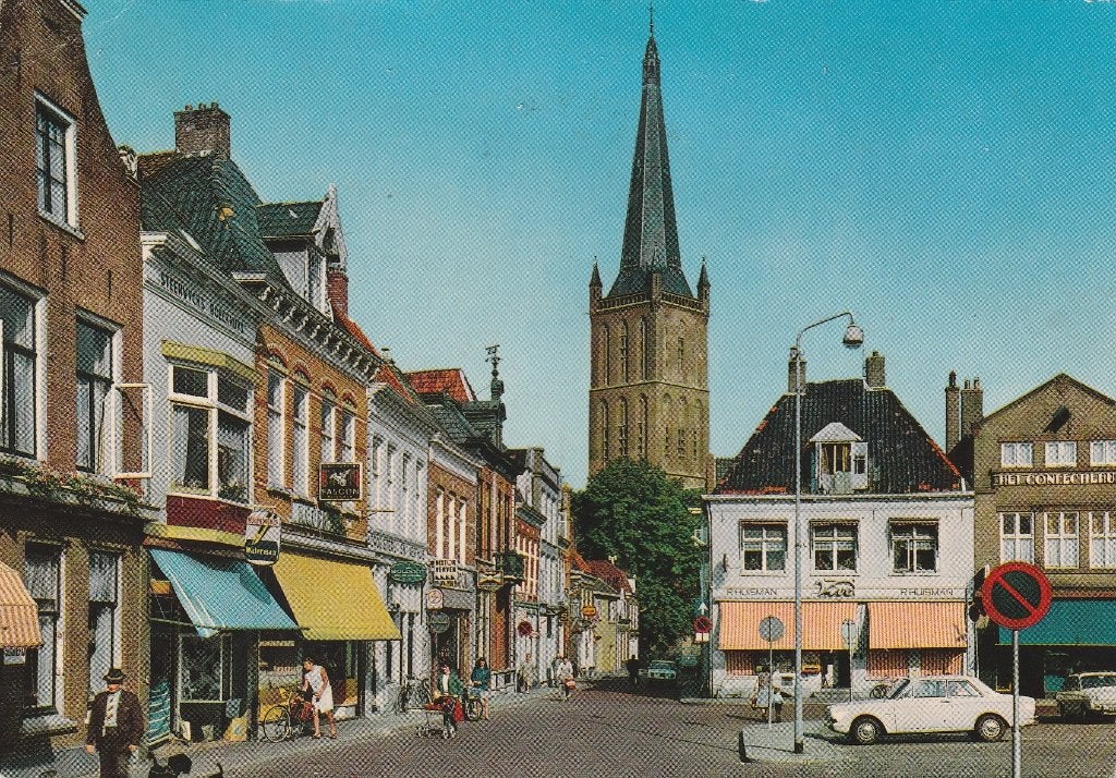 STEENWIJK Markt met Ford Taunus en Daf, Verzenden, 1960 tot 1980, Gelopen, Overijssel