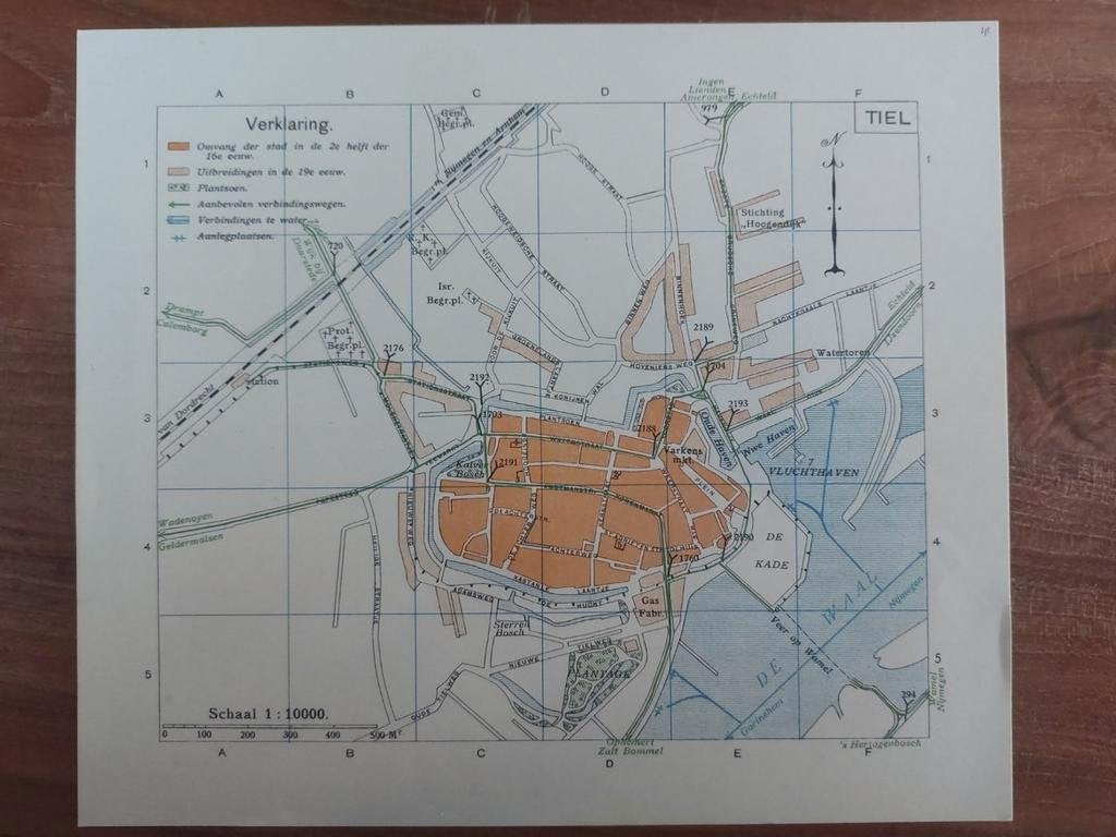 41 / Sneek Litho uit 1917 uitgebracht door ANWB, Antiek en Kunst, Ophalen of Verzenden