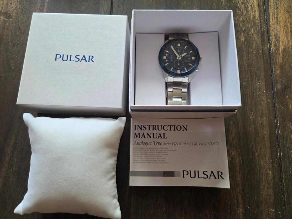 Pulsar Horloge, Overige merken, Staal, Polshorloge, Ophalen of Verzenden
