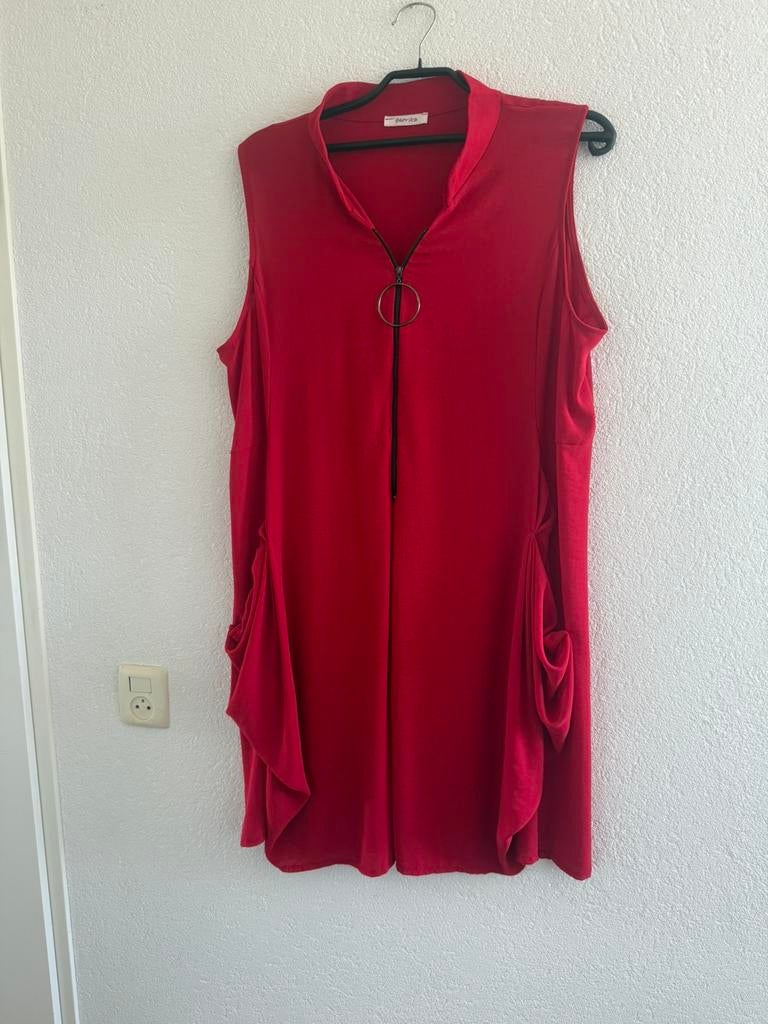 Paprika schitterende jurk/tuniek maat 50/52, Kleding | Dames, Grote Maten, Ophalen of Verzenden, Zo goed als nieuw, Rood, Jurk