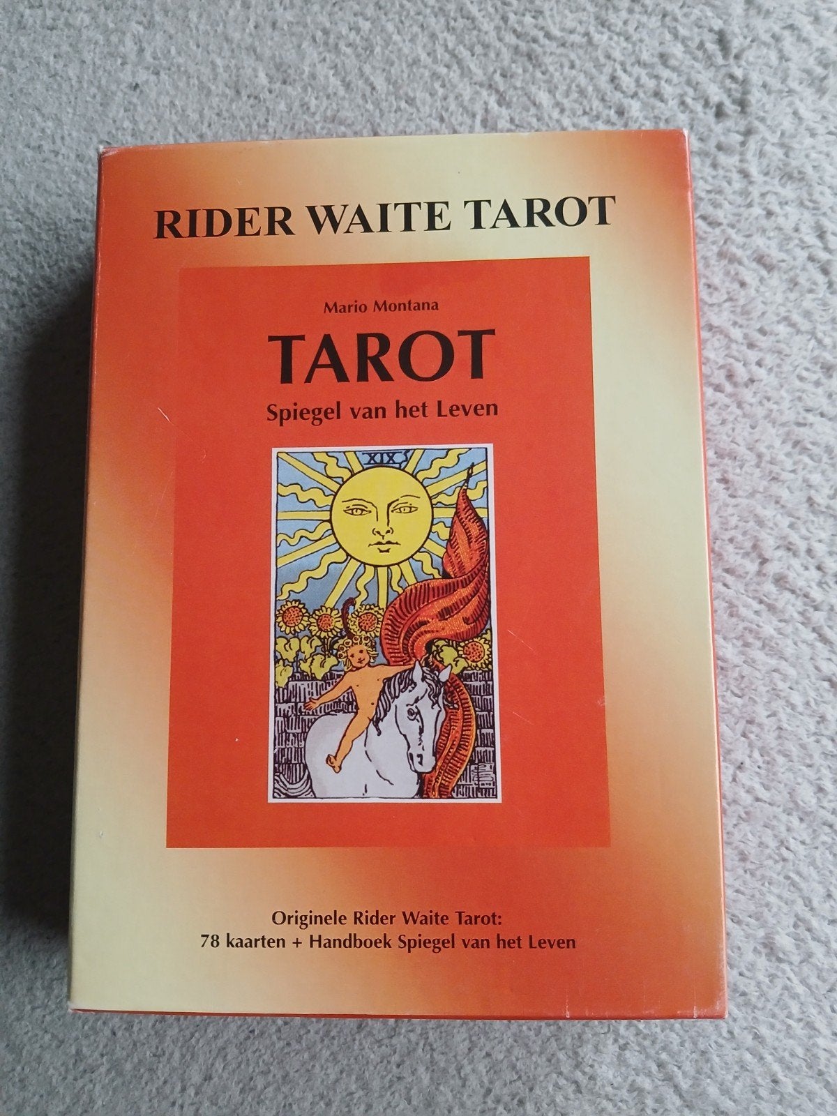 Rider Waite Tarot: Spiegel van het Leven (kaarten + boek), Tarot of Kaarten leggen, Ophalen of Verzenden, Zo goed als nieuw, Mario Montana
