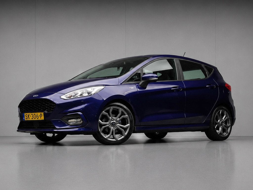 Ford Fiesta 1.0 EcoBoost ST-Line (APPLE CARPLAY,NAVI,LED,CRU, Gebruikt, Euro 6, Blauw, Origineel Nederlands