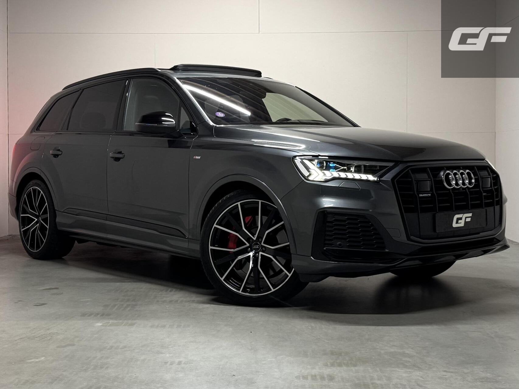 Audi Q7 60 TFSIe Quattro Competition S-Line Pano RS-Seats B&, Auto's, Audi, Automaat, Gebruikt, 2995 cc, Met garantie (alle)