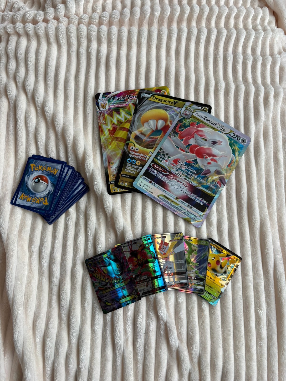 Collectie pokemon kaarten, Ophalen of Verzenden, Zo goed als nieuw, Meerdere kaarten