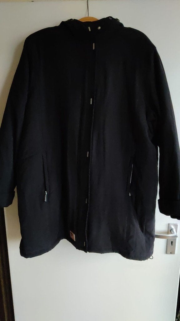 Raintex /C&A dames winterjas jas parka met capuchon 52-54, Kleding | Dames, Zwart, Maat 46/48 (XL) of groter, Ophalen of Verzenden