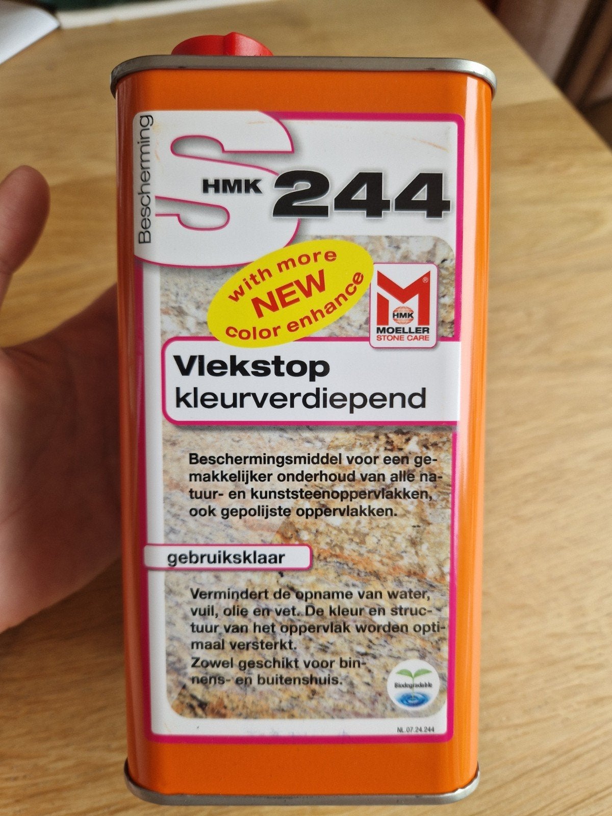 HMK S44 Vlekstop kleurverdiepend 900ml, Ophalen of Verzenden