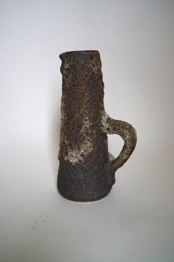 vintage Fat Lava keramische vaas van Jopeko decor Parijs, Geschikt voor droogbloemen, Meerkleurig, Ophalen of Verzenden, Zo goed als nieuw
