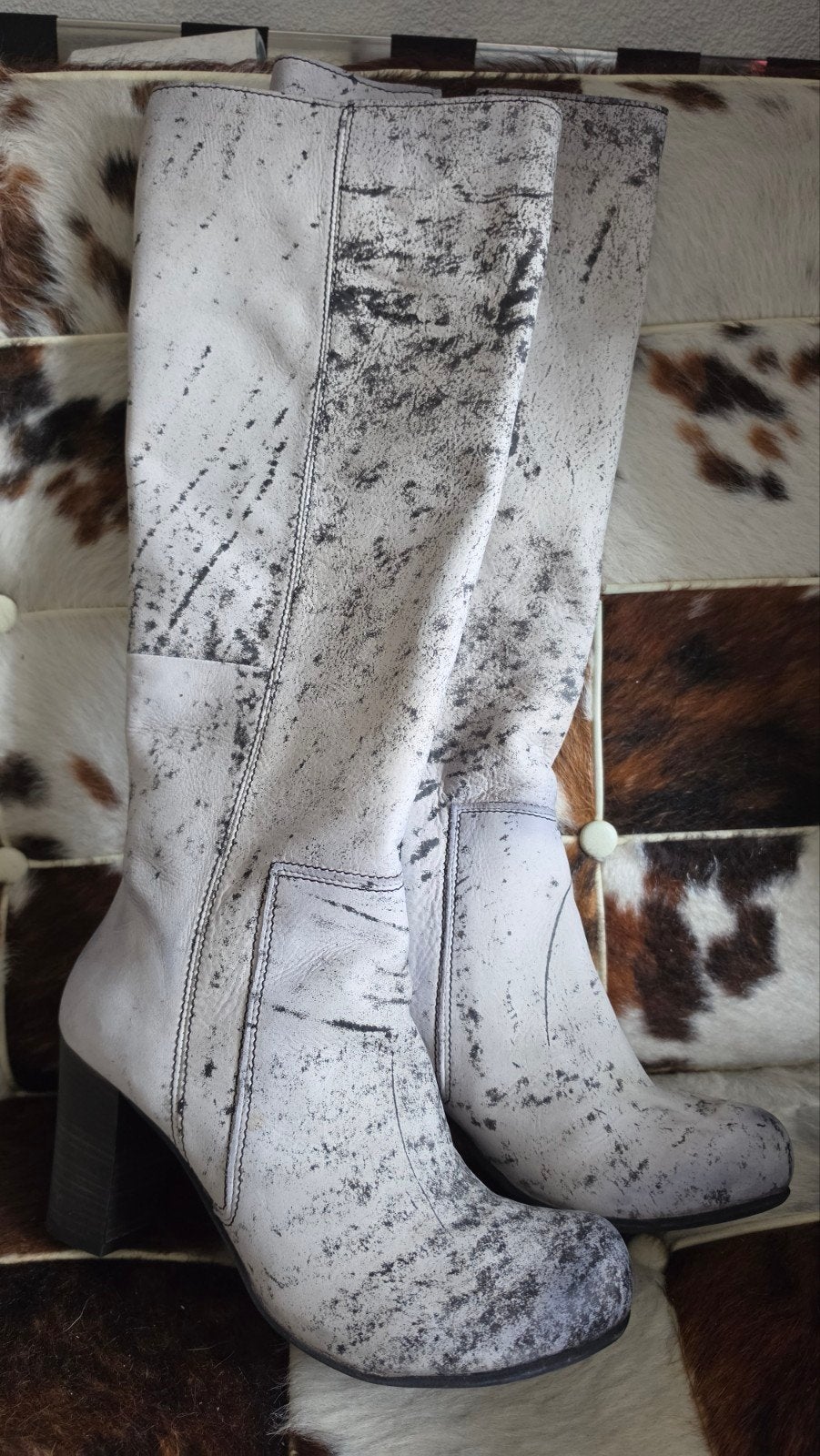 Nieuwe Papucei Eliza Special Laarzen - Maat 41, Kleding | Dames, Ophalen, Hoge laarzen, Wit, Nieuw