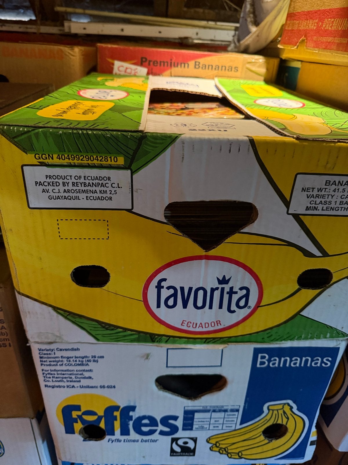 16 bananendozen met lp’s - veel klassiek, Ophalen