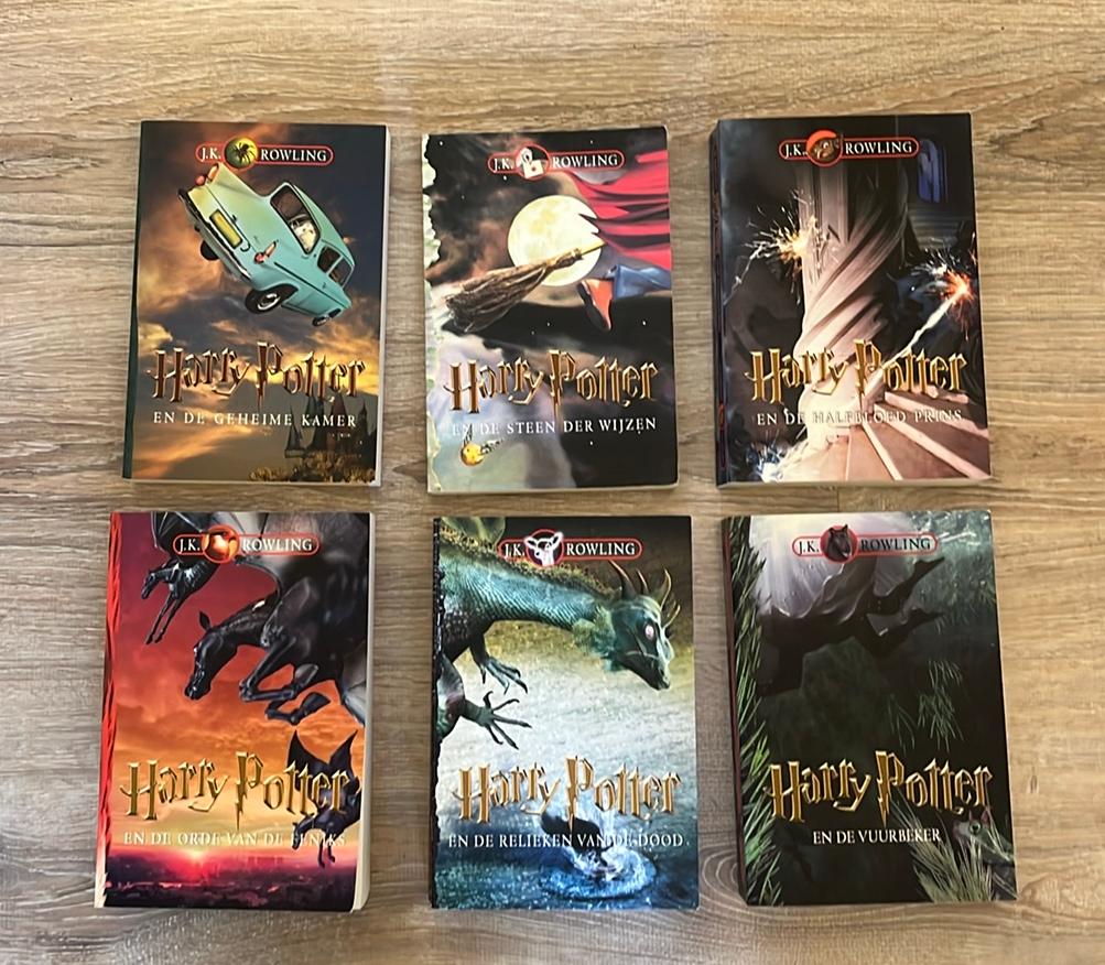 Harry Potter boeken - Deel 1 t/m 6, Boeken, Ophalen of Verzenden, Gelezen